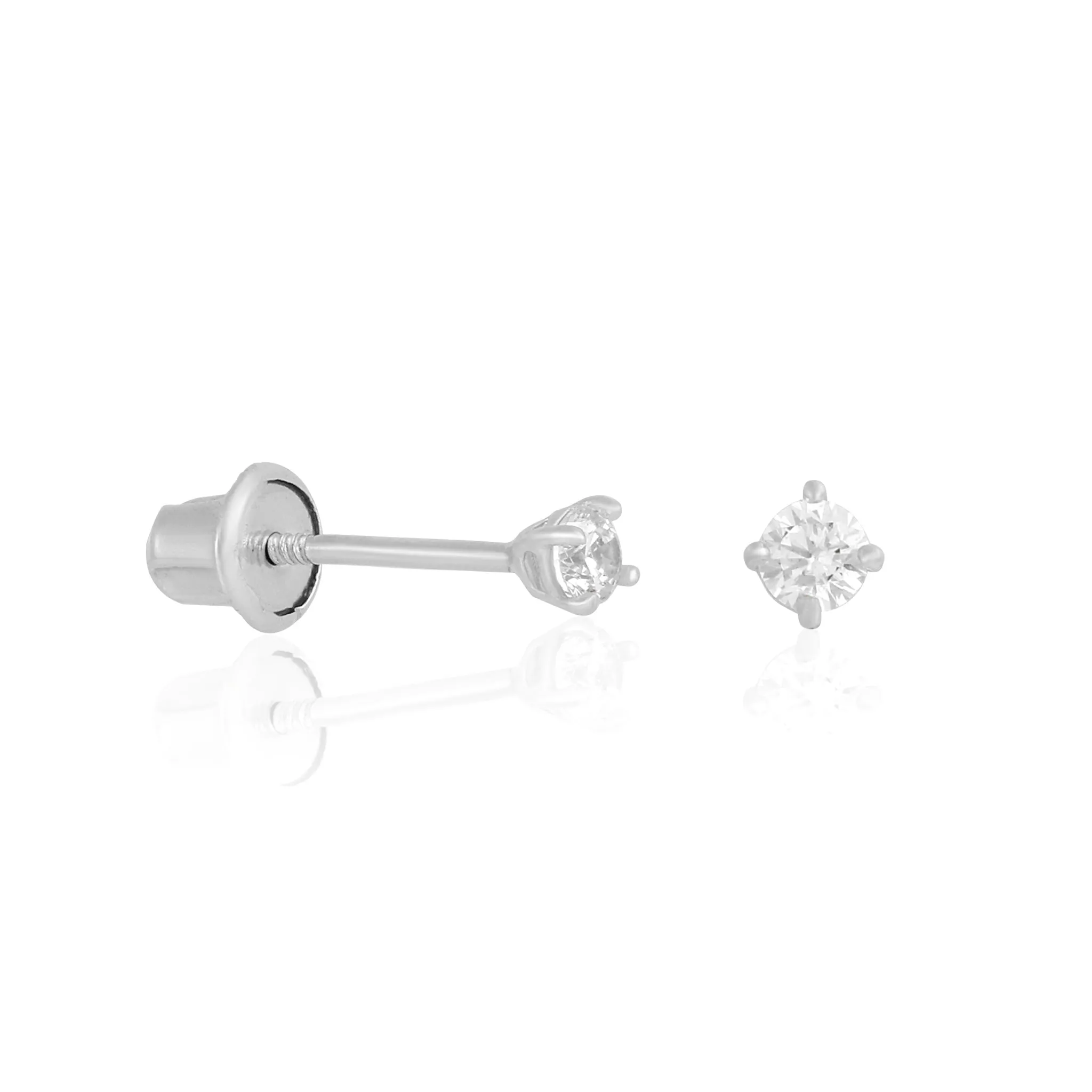 14k Fine Perfect Teeny Stud Earrings