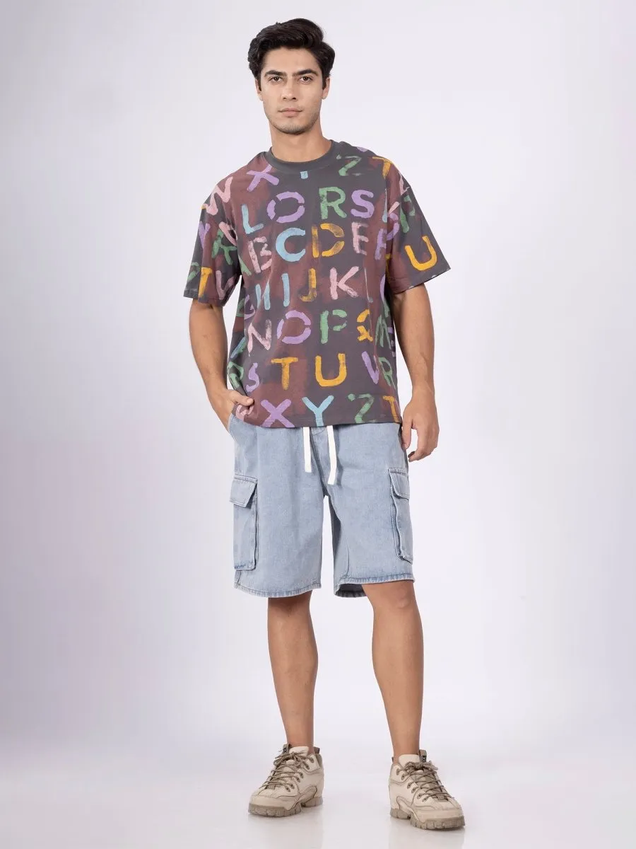 ABCD Multi Colour T-Shirt [ Unisex ]