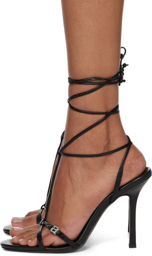 Alexander Wang Black Lucienne 105 Heeled Sandals