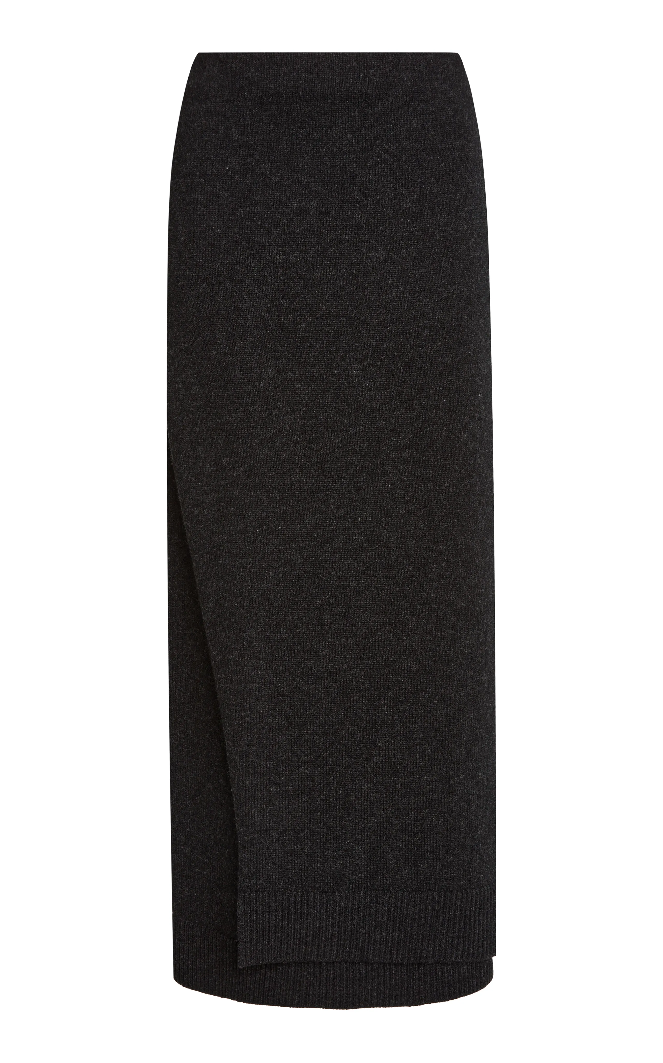 Balenciaga Wool Midi Wrap Skirt