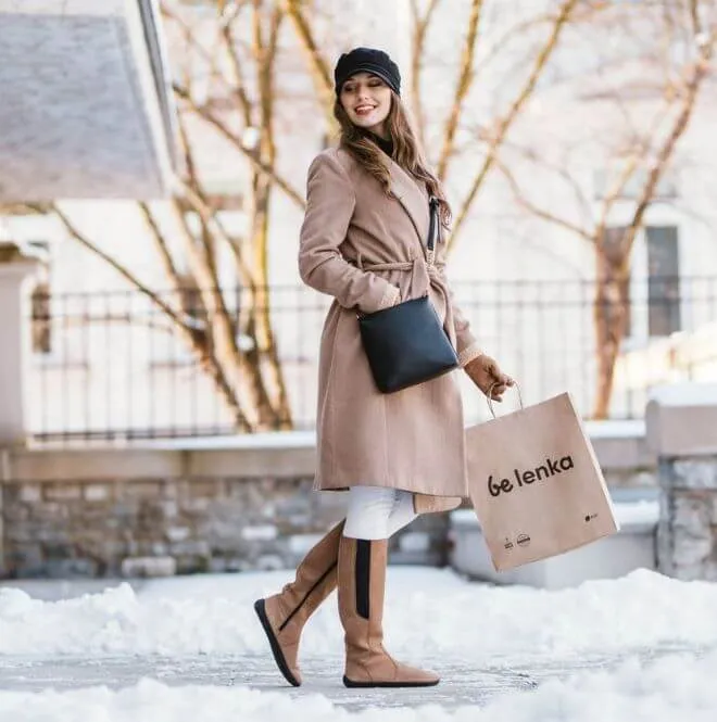 Barefoot long boots Be Lenka Sierra - Light Brown