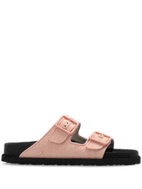 Birkenstock 1774 Arizona raffia sandals - Pink