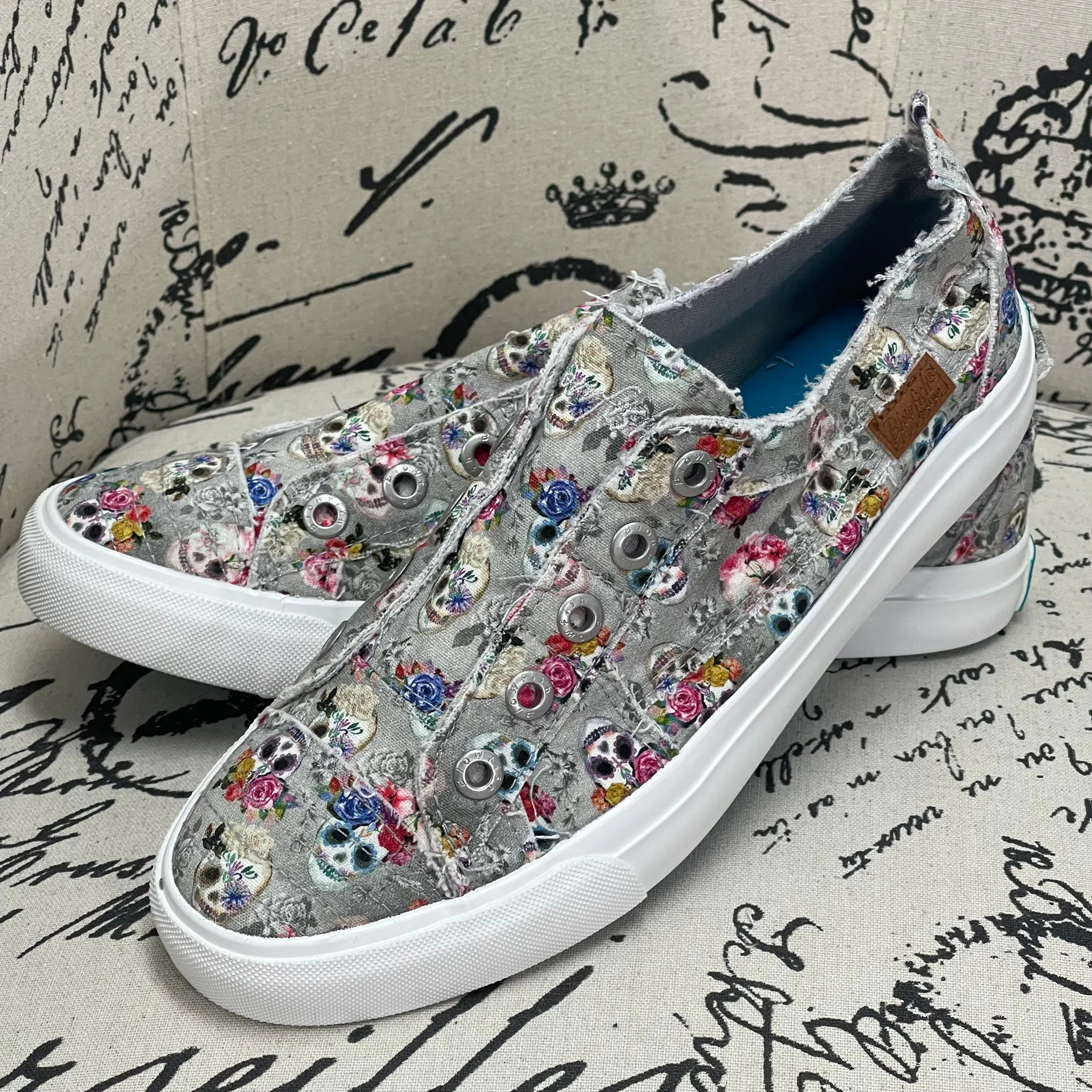 Blowfish Play Gray Sugarskull Sneaker