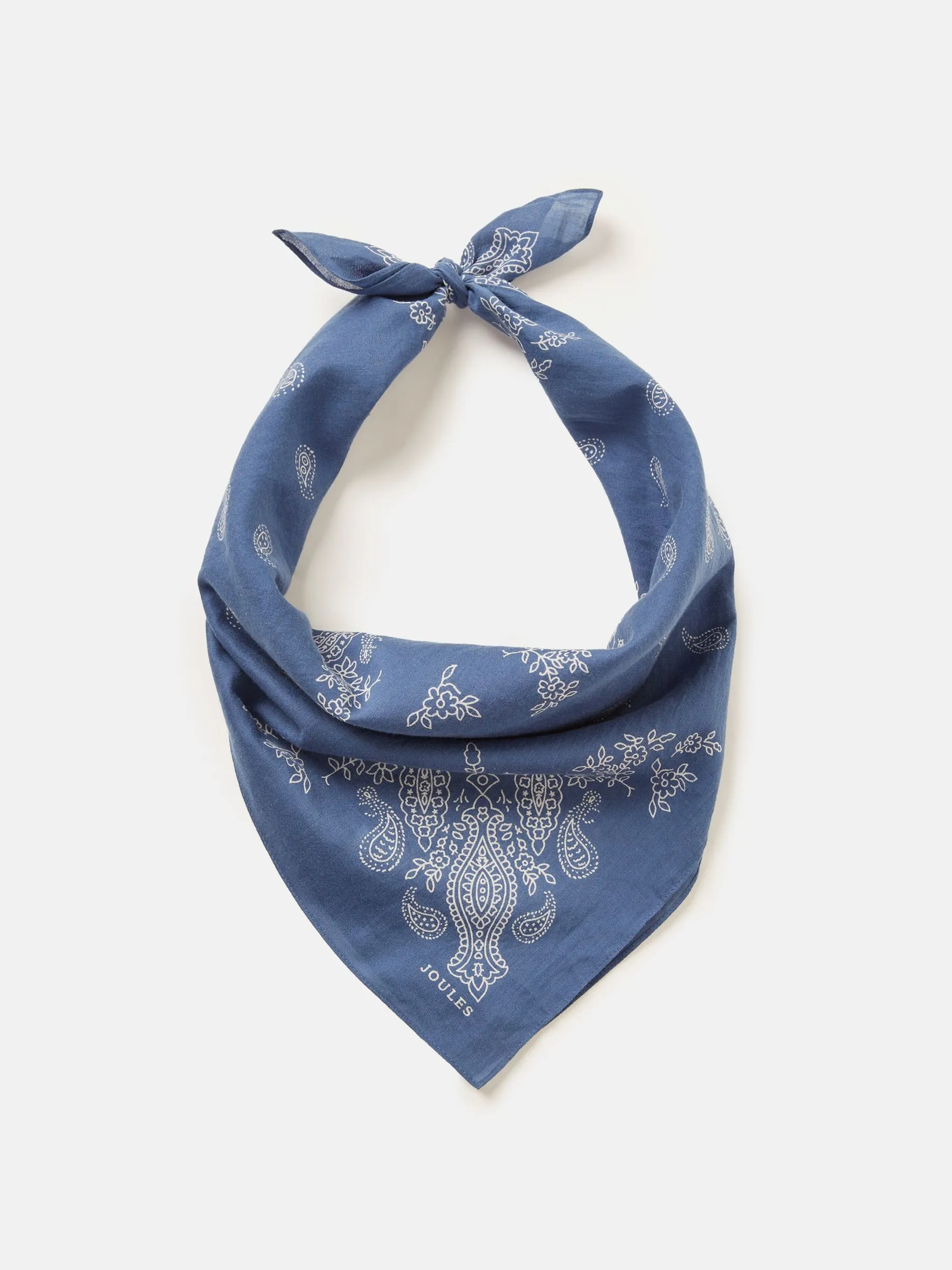 Blue Cotton Scarf