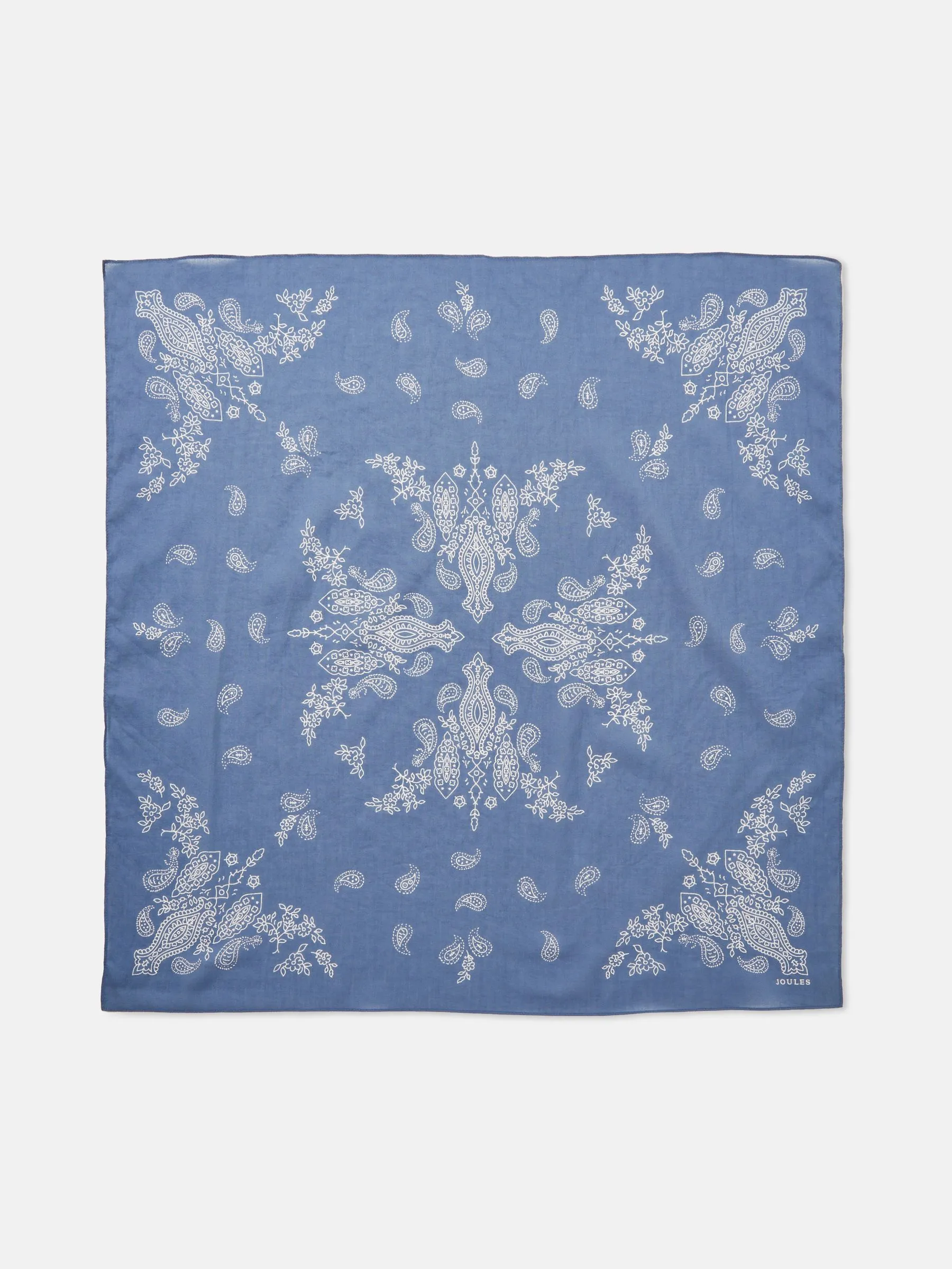 Blue Cotton Scarf