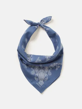 Blue Cotton Scarf