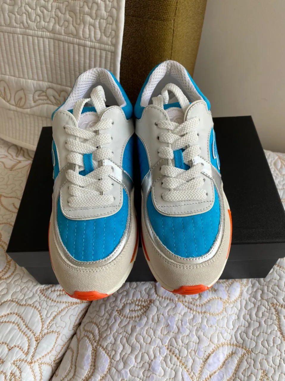 Blue Orange Stitch Coco Sneaker