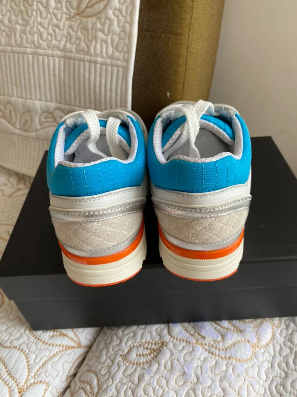 Blue Orange Stitch Coco Sneaker