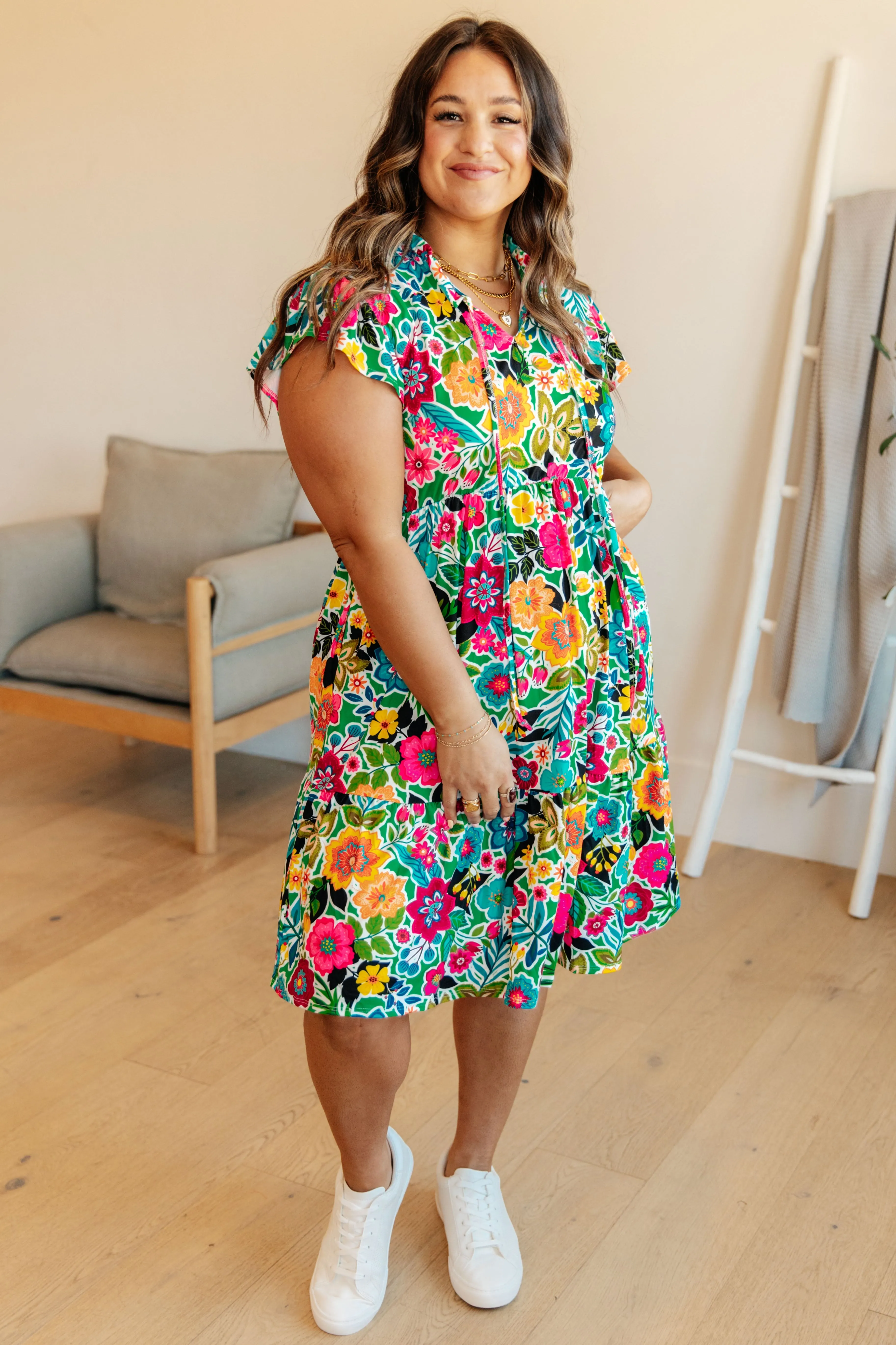 Brandee  Floral Dress