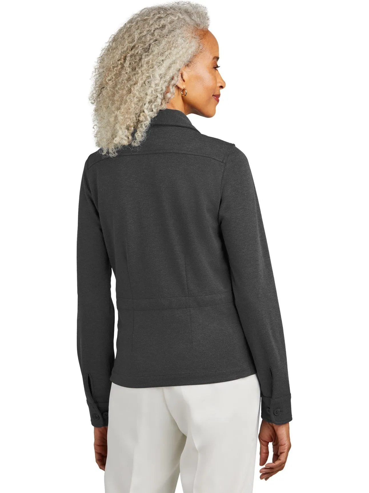 Brooks Brothers Ladies Mid-Layer Stretch Button Jacket