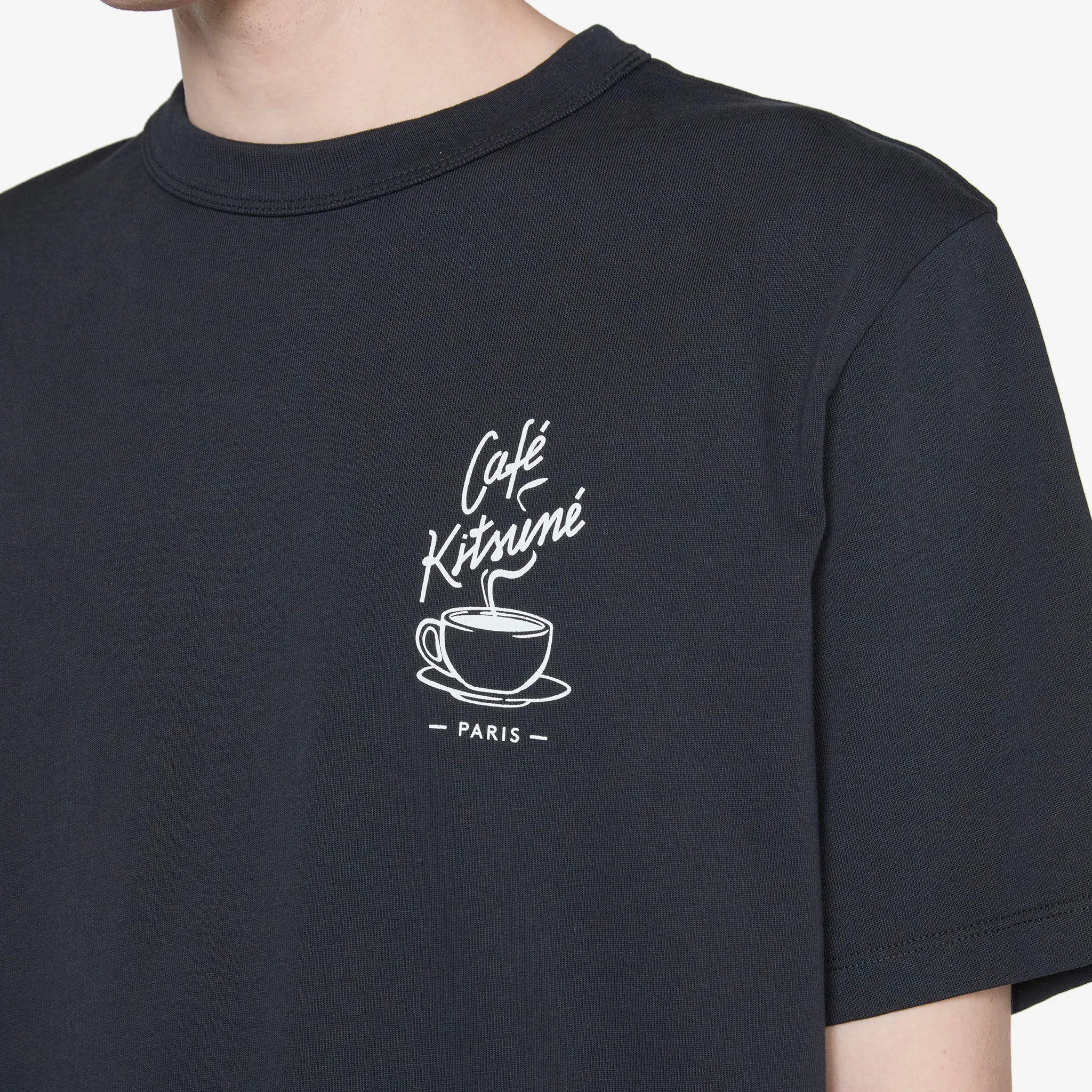 Café Kitsuné Coffee Cup Relax T-Shirt Black