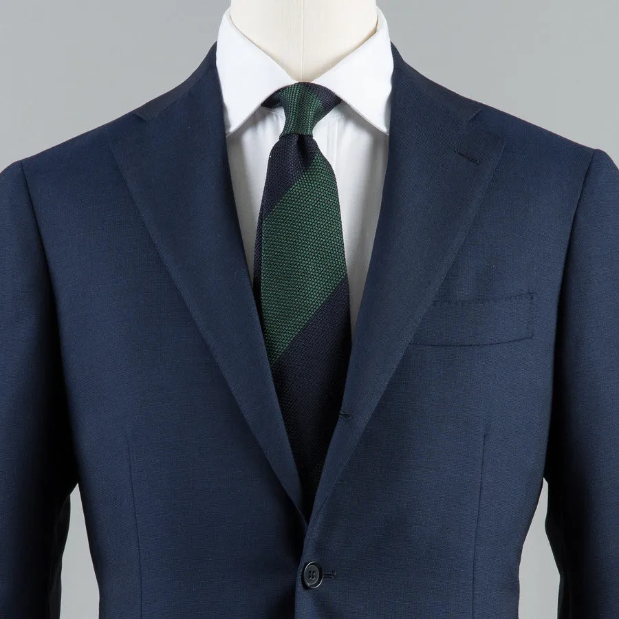 CALM TWIST WOOL 184 SUIT NAVY