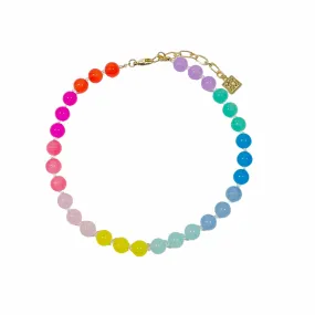 ‘Cara’ Multicolor Glass Bead Necklace