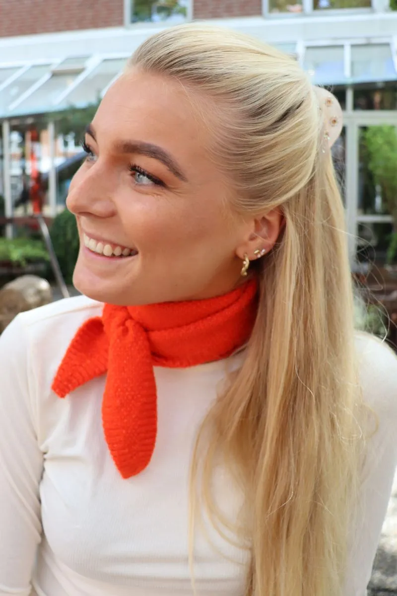 Cecilie Scarf | Orange |  fra Liberté