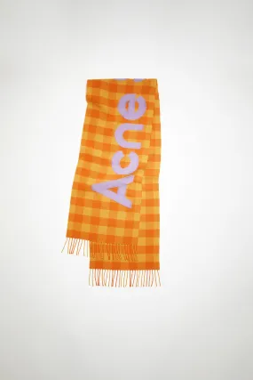 Check logo scarf