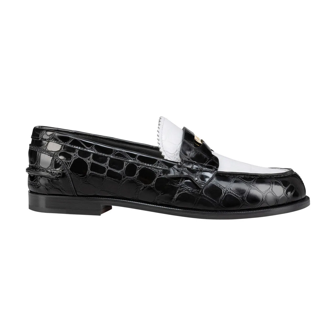 CHRISTIAN LOUBOUTIN Penny Donna Croc-Embossed Loafers - Multi