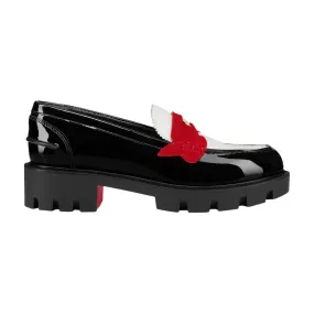 CHRISTIAN LOUBOUTIN Penny Lug Loafers - Red