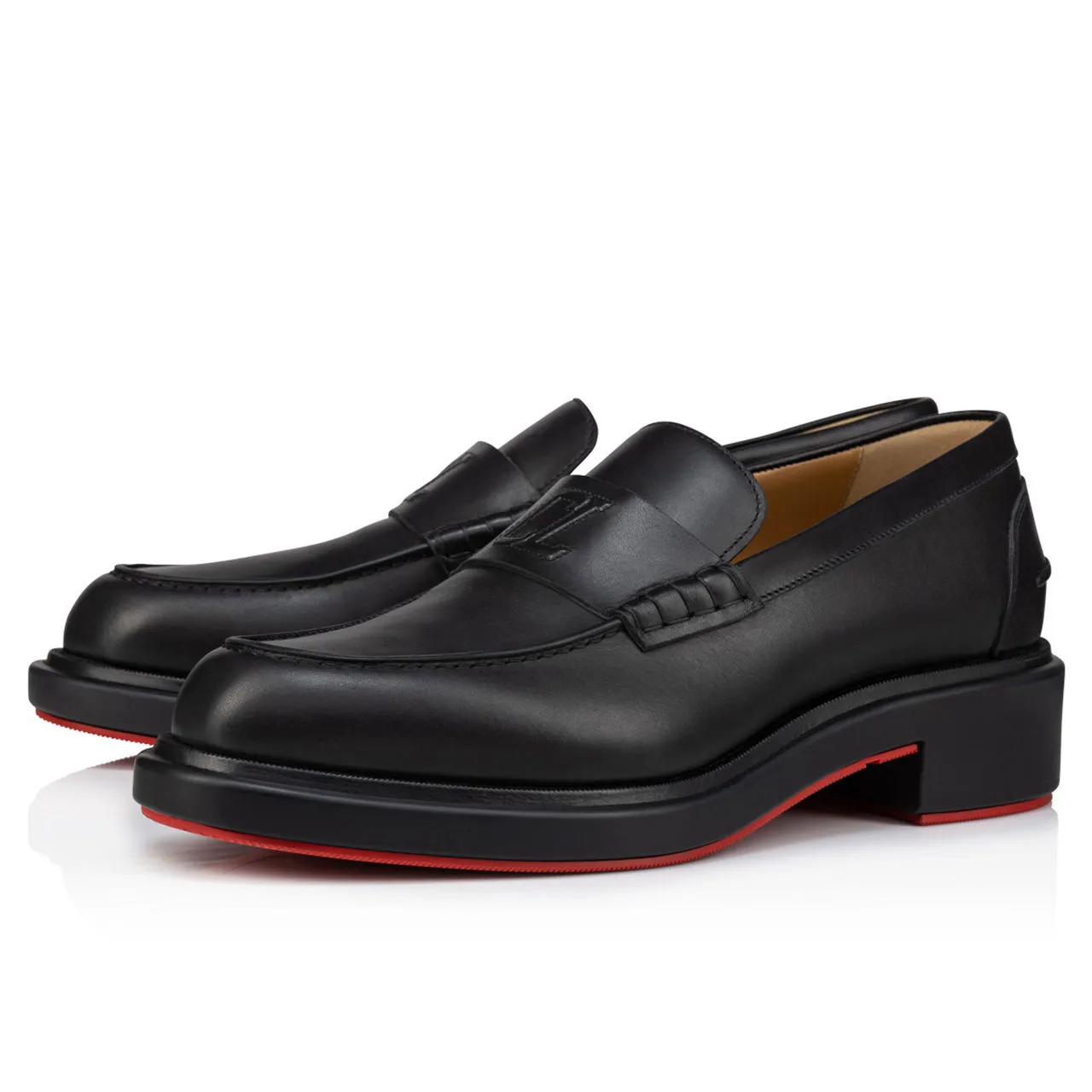 CHRISTIAN LOUBOUTIN Urbino Moc Loafers - Black