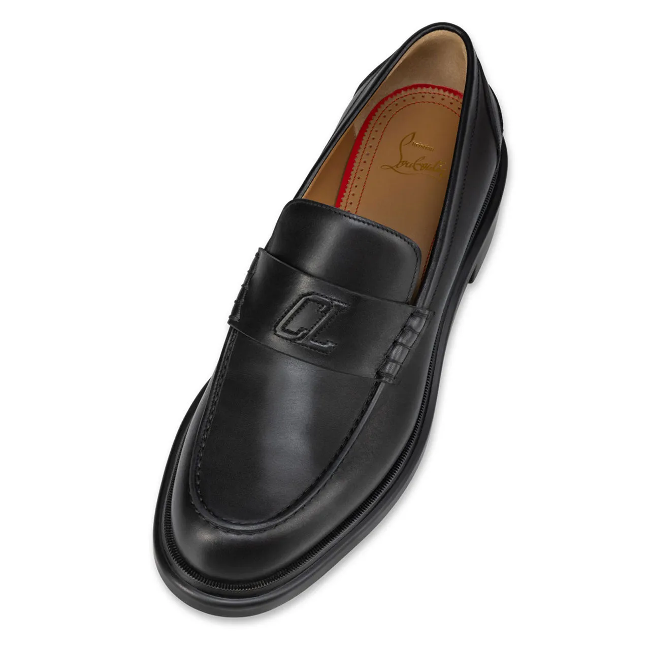 CHRISTIAN LOUBOUTIN Urbino Moc Loafers - Black