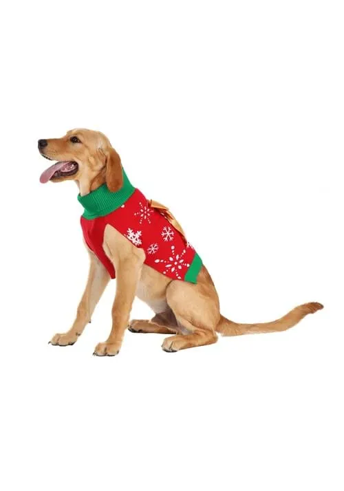 Christmas Present Pet Sweater