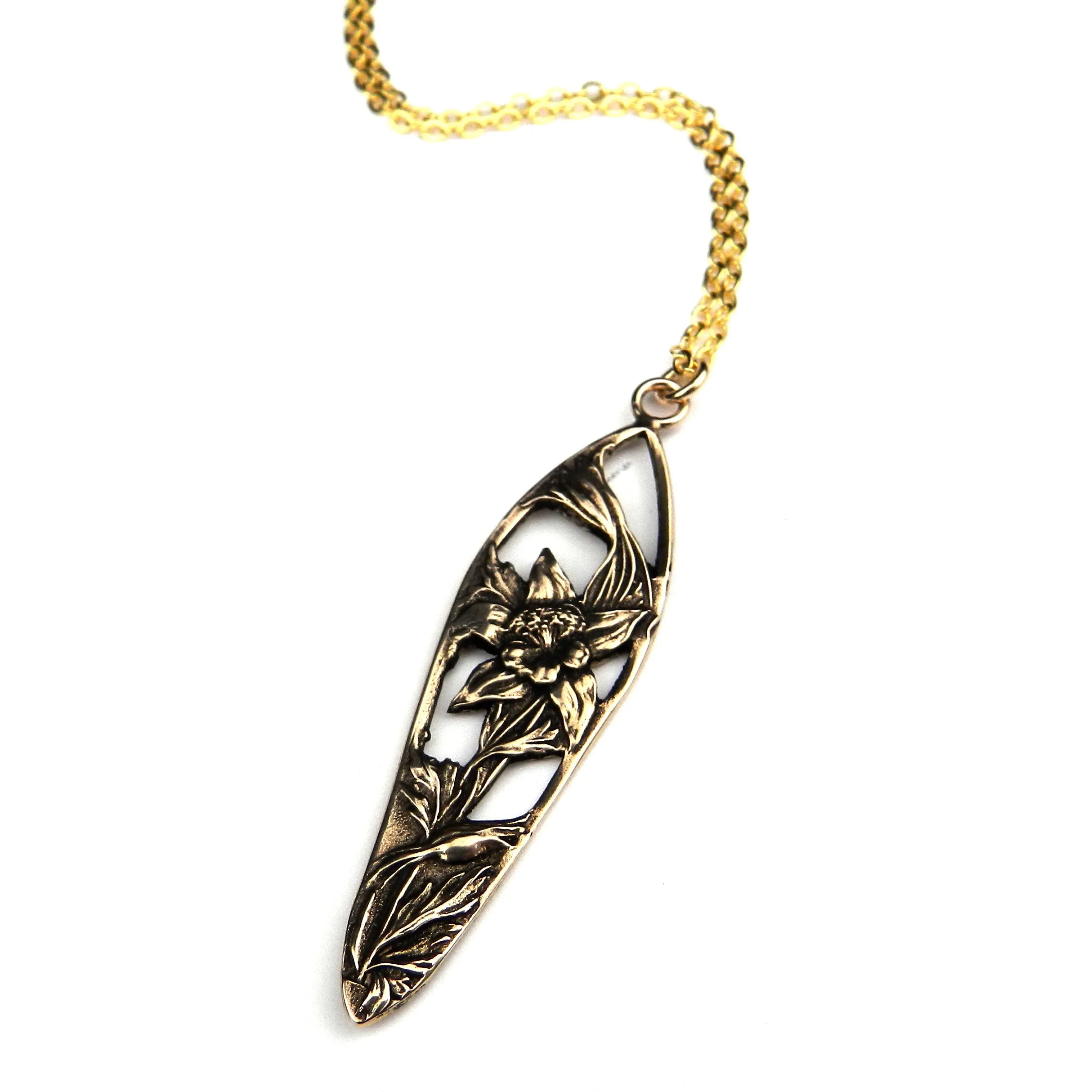 COLUMBINE Teaspoon Necklace - Gold