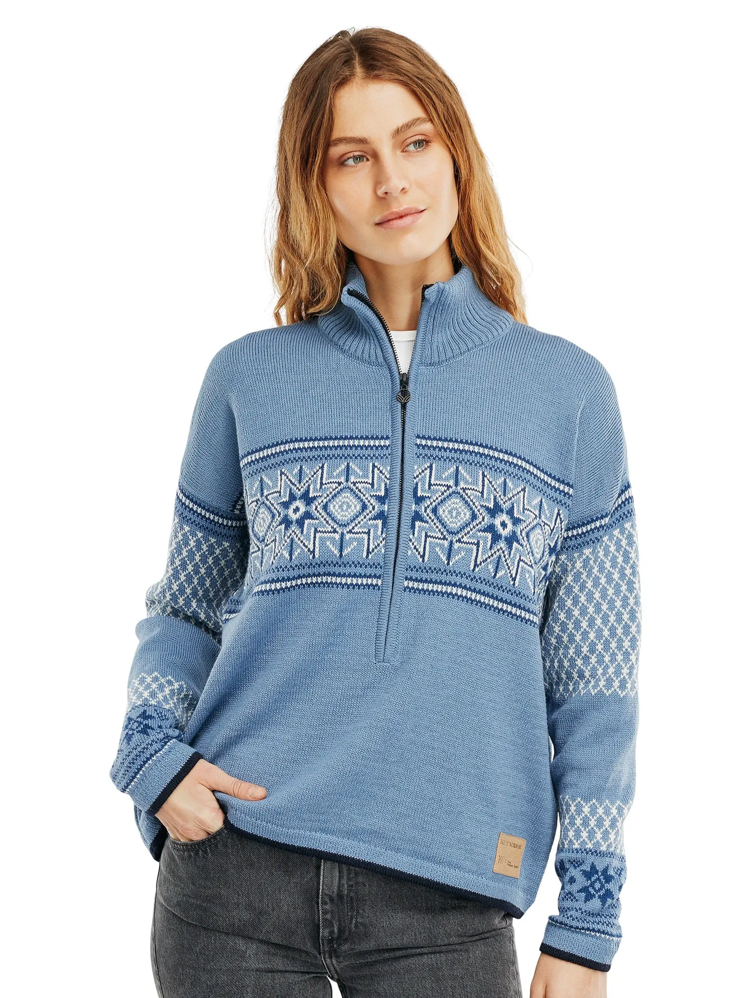 Dale of Norway | Elis Sweater | Women's | Blue Shadow