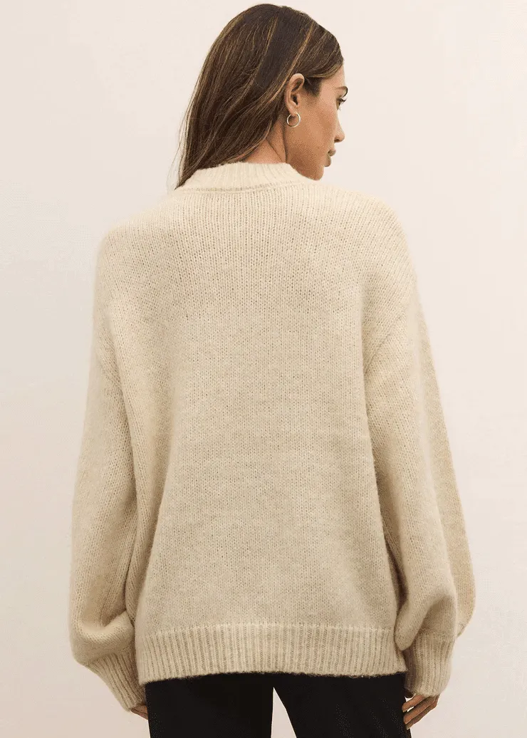 Danica Sweater - Light Oatmeal Heather