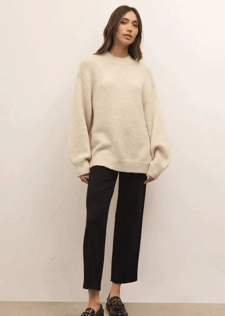 Danica Sweater - Light Oatmeal Heather