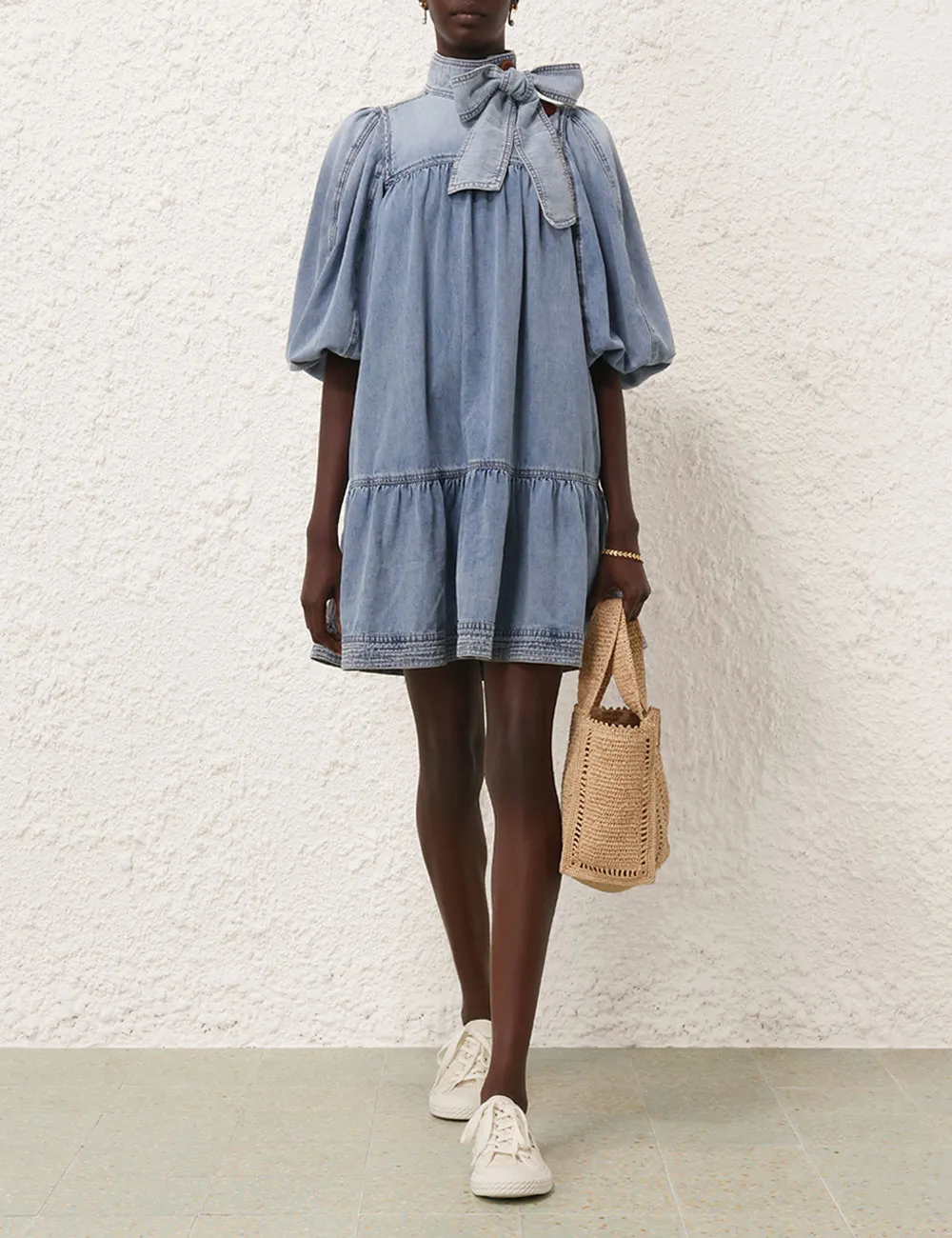 Denim Smock Dress