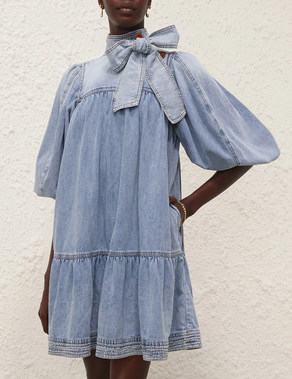 Denim Smock Dress