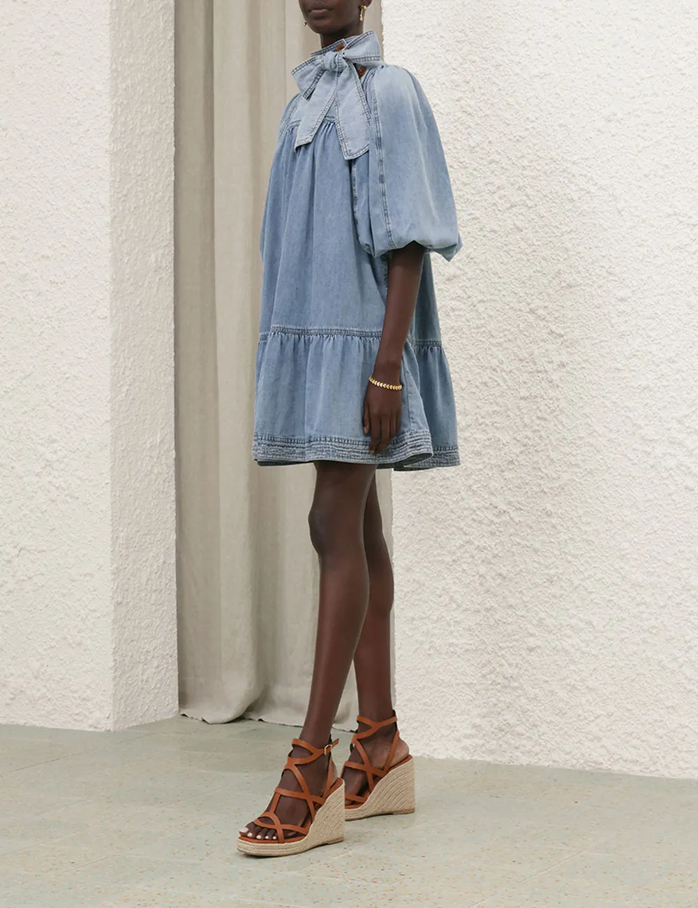 Denim Smock Dress