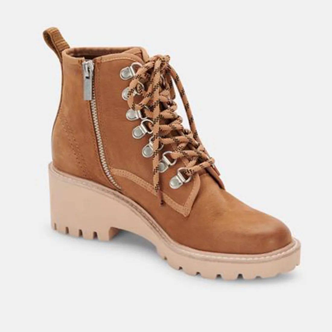 Dolce Vita Huey Hiker Boots in Whiskey Nubuc