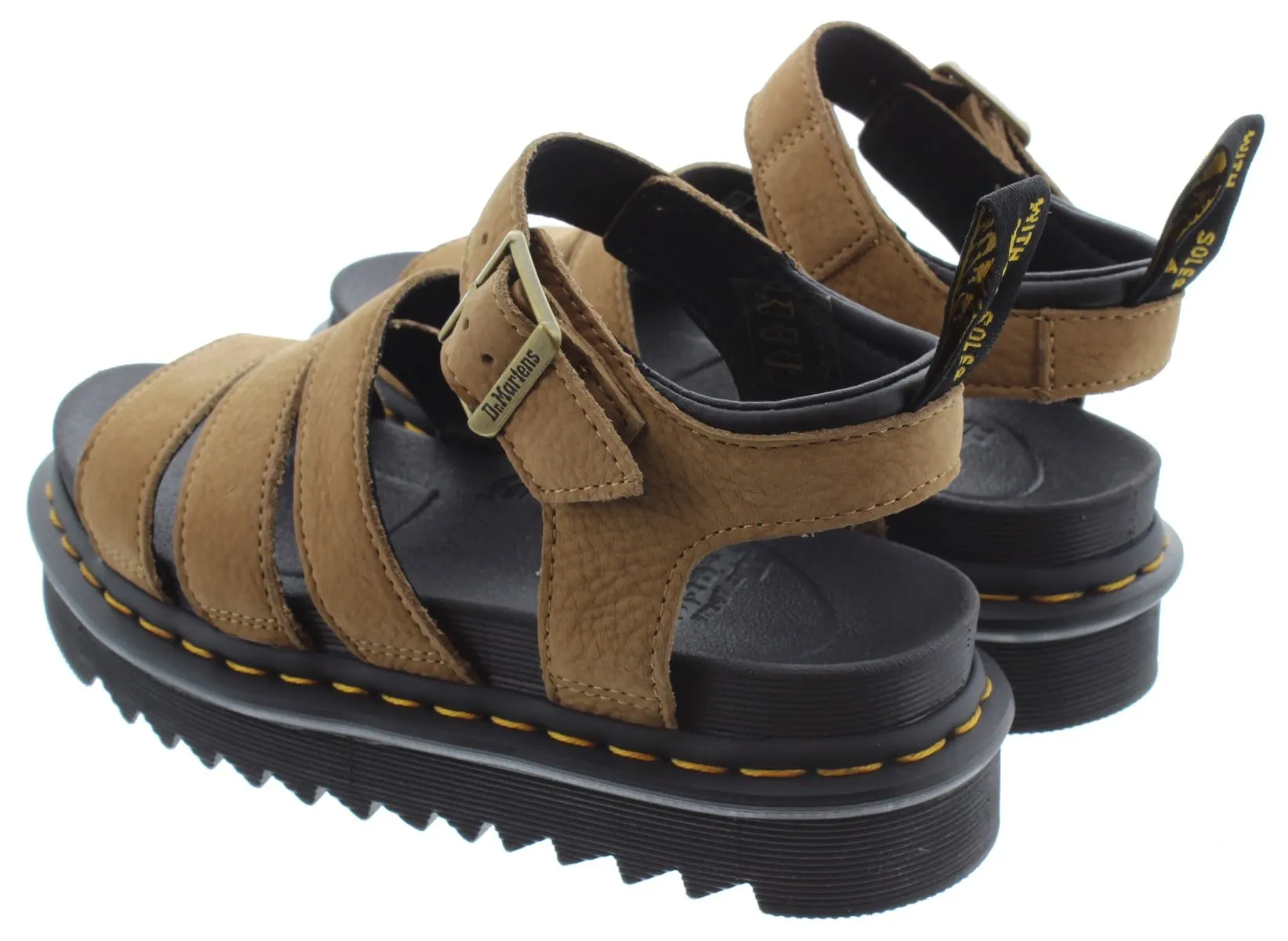 DR MARTENS Ladies Blaire Sandals In Savannah Tan