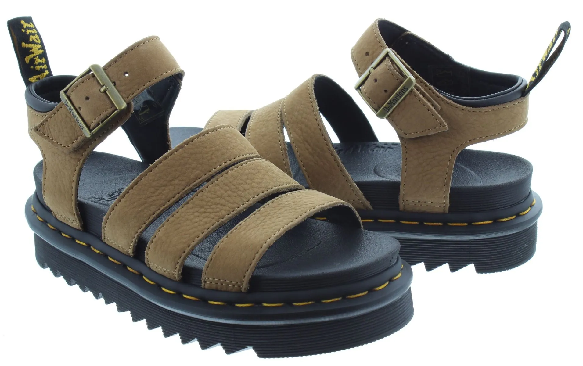 DR MARTENS Ladies Blaire Sandals In Savannah Tan