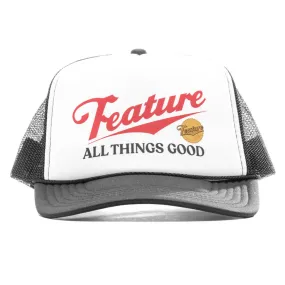 Draft Trucker Hat - Black/White