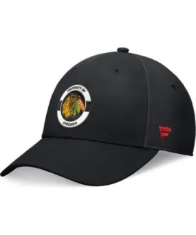 Fanatics Men's NHL Fanatics Chicago Blackhawks Authentic Pro Training Camp Flex Hat