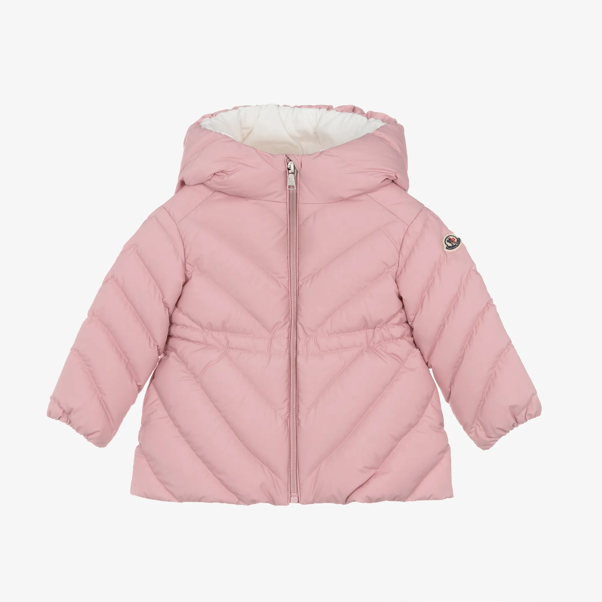 Girls Pink Sanaa Hooded Down Coat