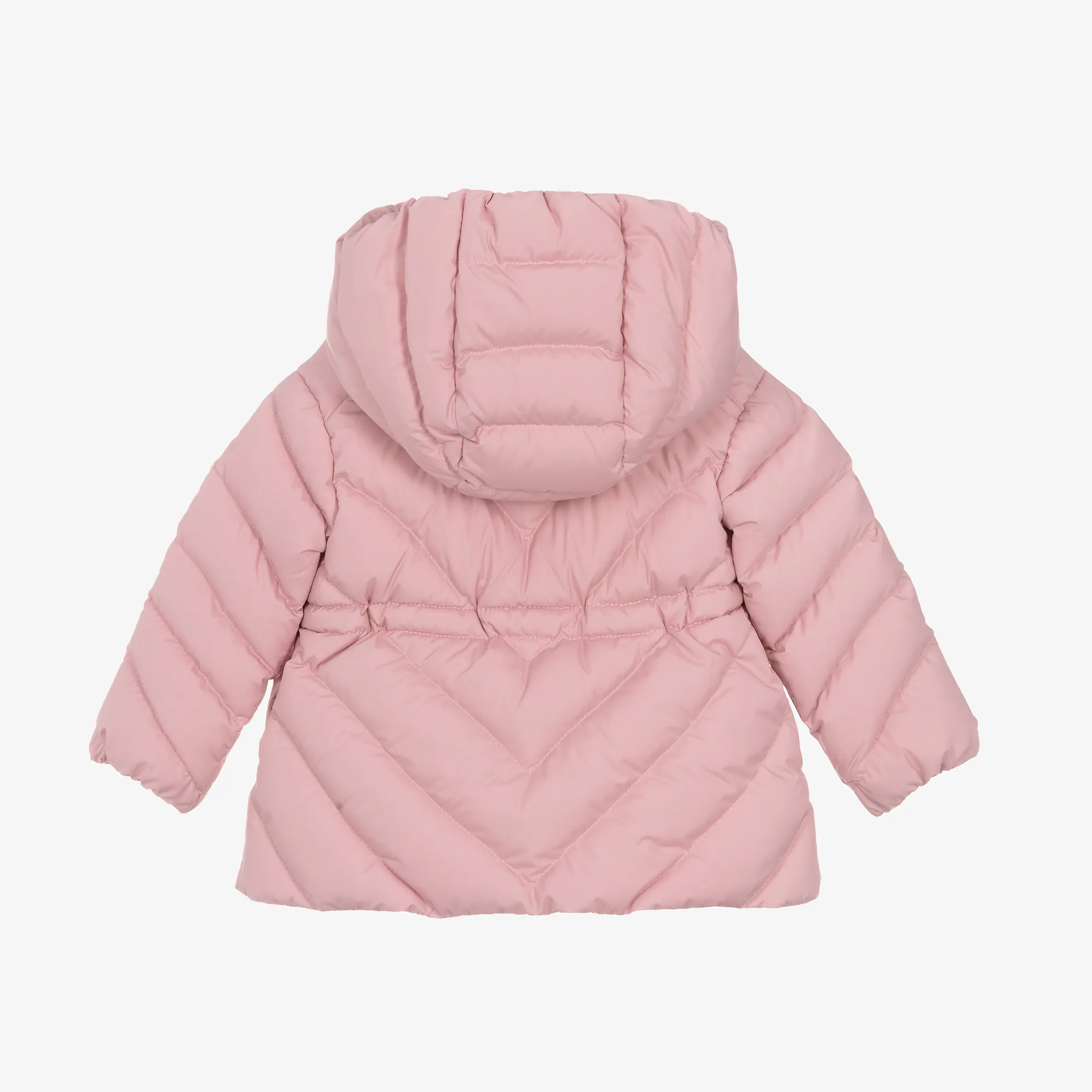 Girls Pink Sanaa Hooded Down Coat