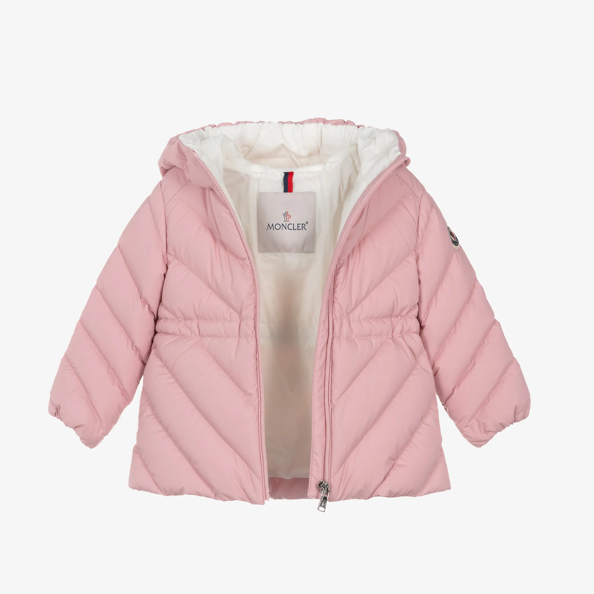 Girls Pink Sanaa Hooded Down Coat