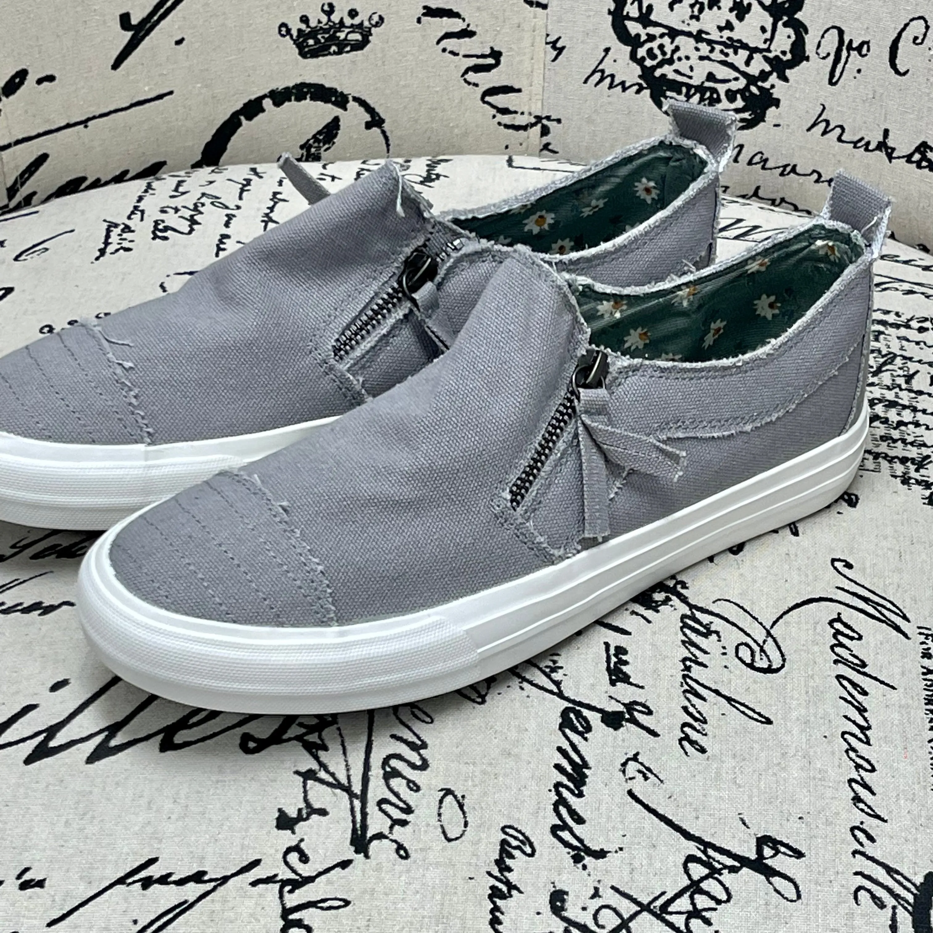 Gypsy Jazz Gray Zippy Sneaker