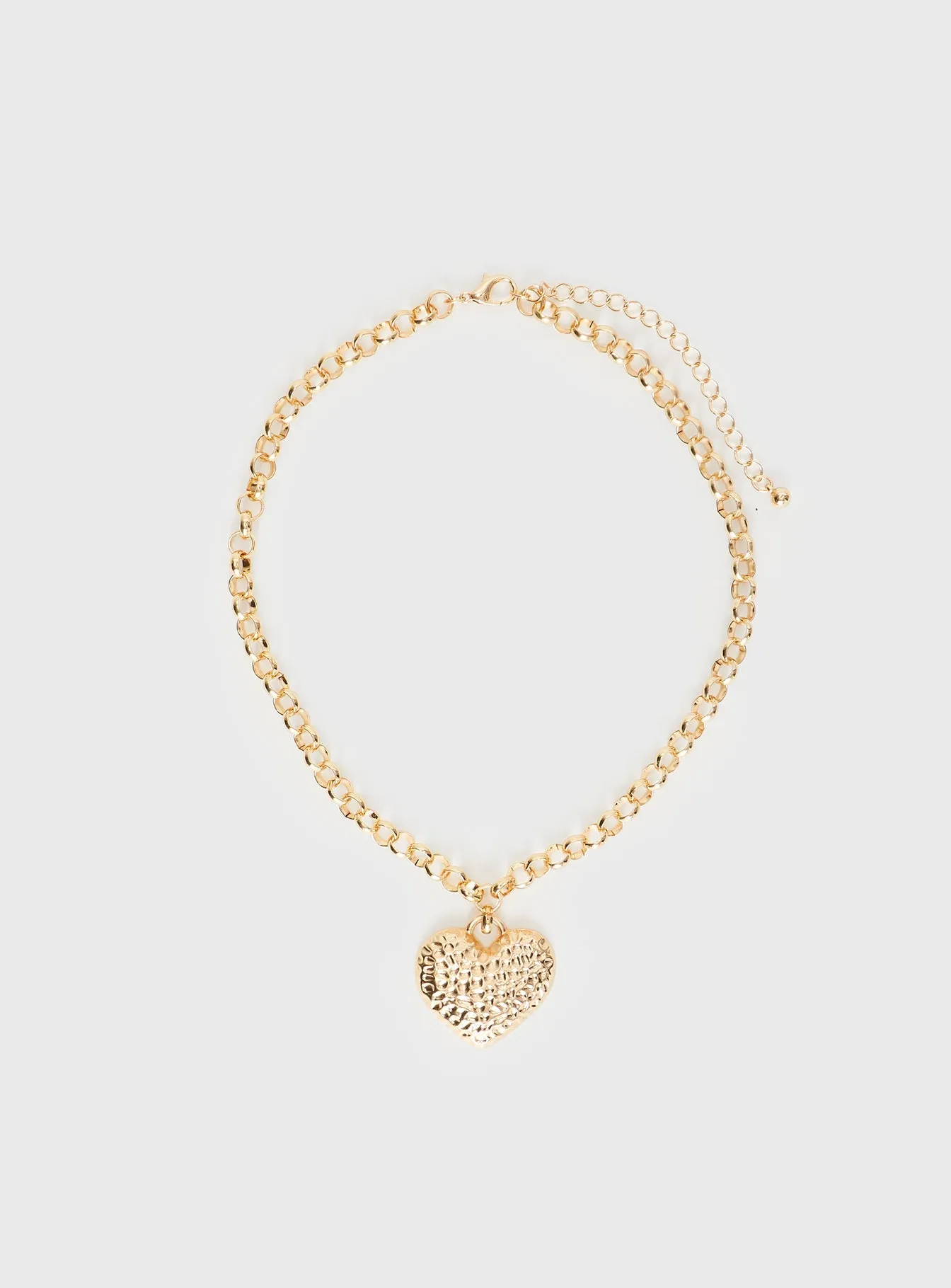 Heart To Heart Necklace Gold