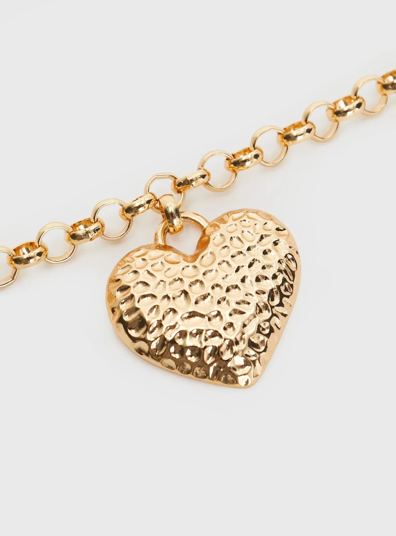 Heart To Heart Necklace Gold