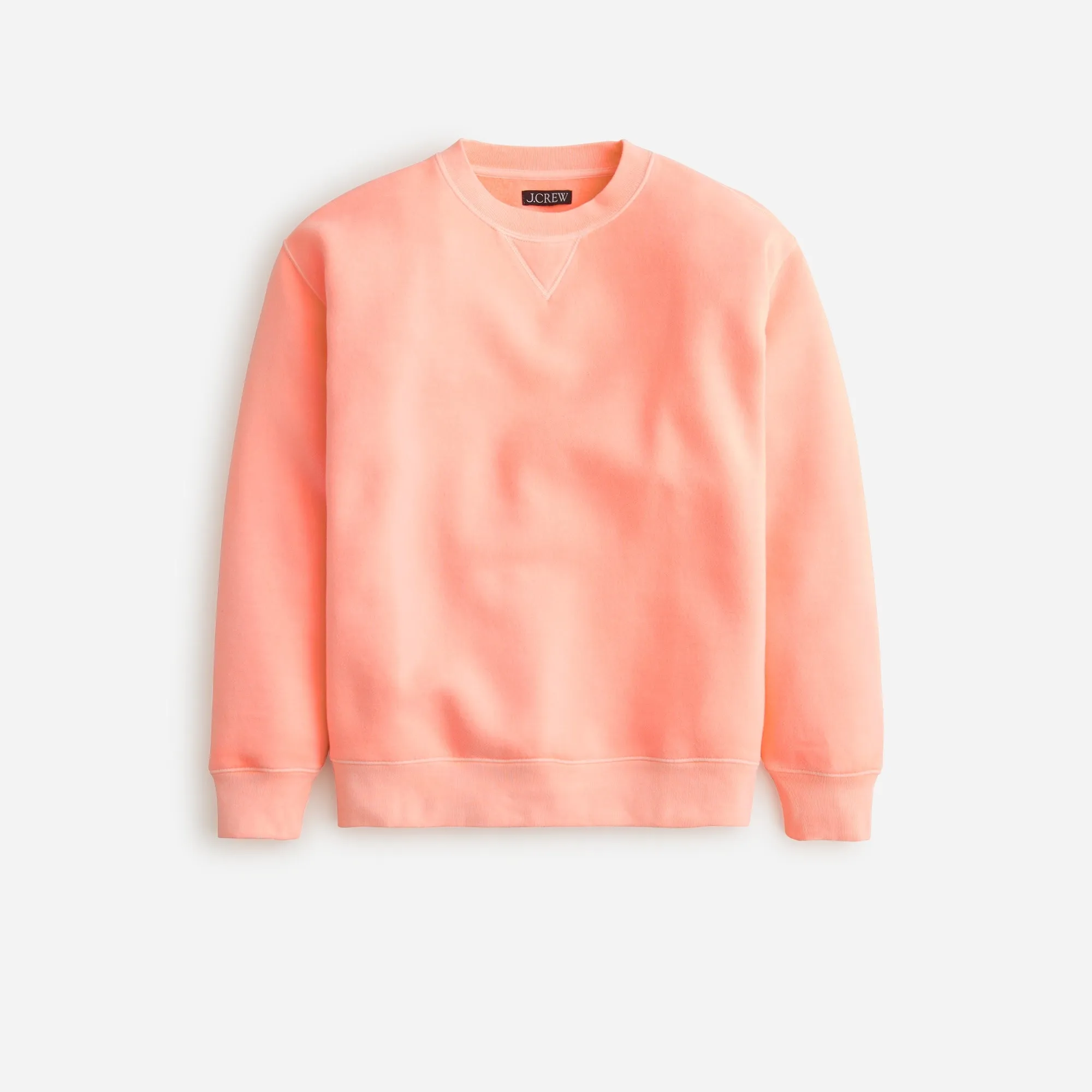 Heritage fleece oversized crewneck sweater