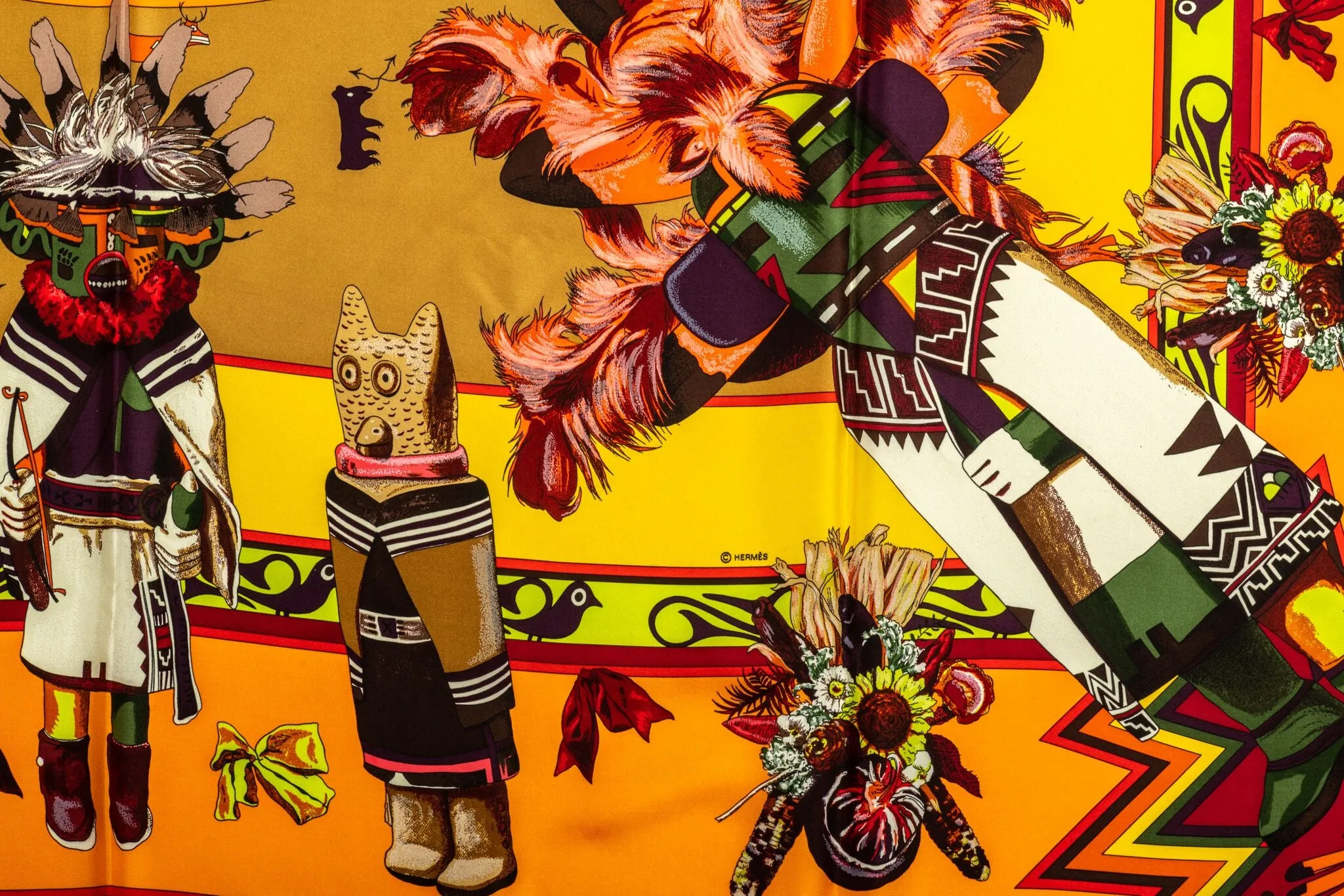 Hermès Kachinas Scarf