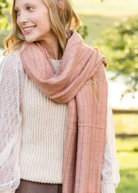 Herringbone Striped Scarf