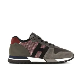 Hogan H383 Sneaker - Grey/Burgundy