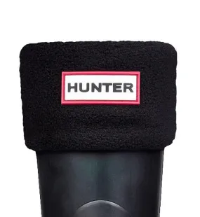 Hunter Accessories Recycled Fleece Short Boot Sock Black