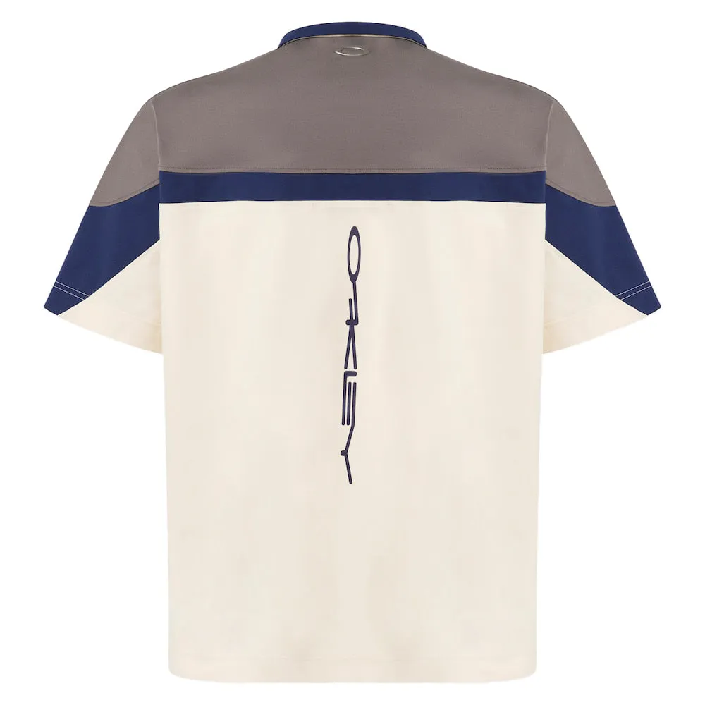 ICON SHAPE SHIRT CREAM / NAVY