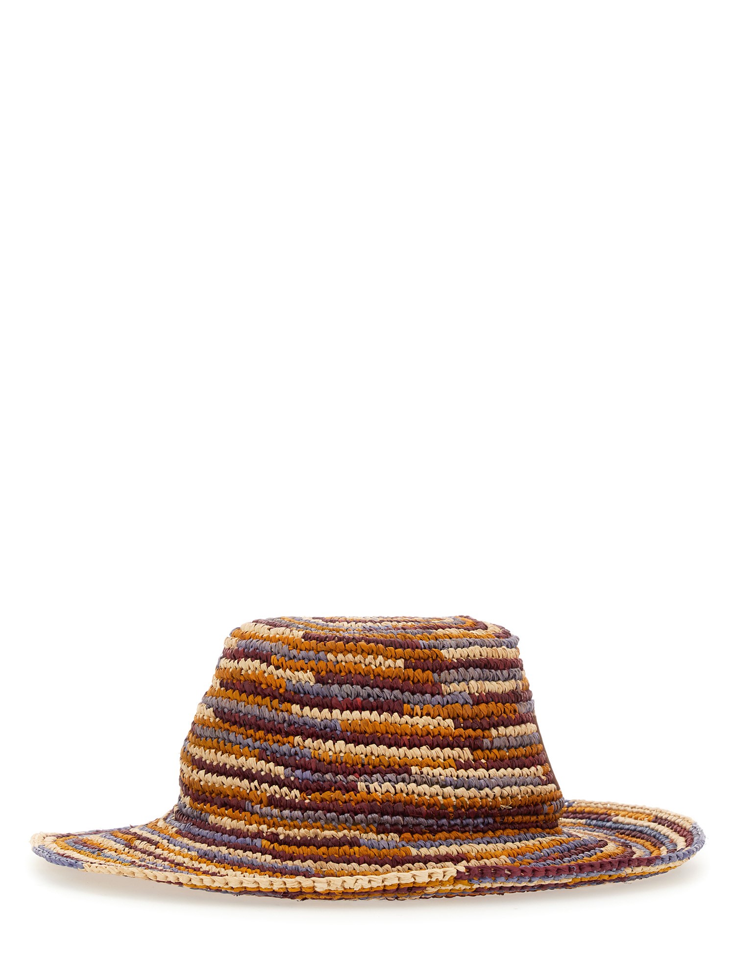 ISABEL MARANT    STRIPED RAFFIA TULUM HAT