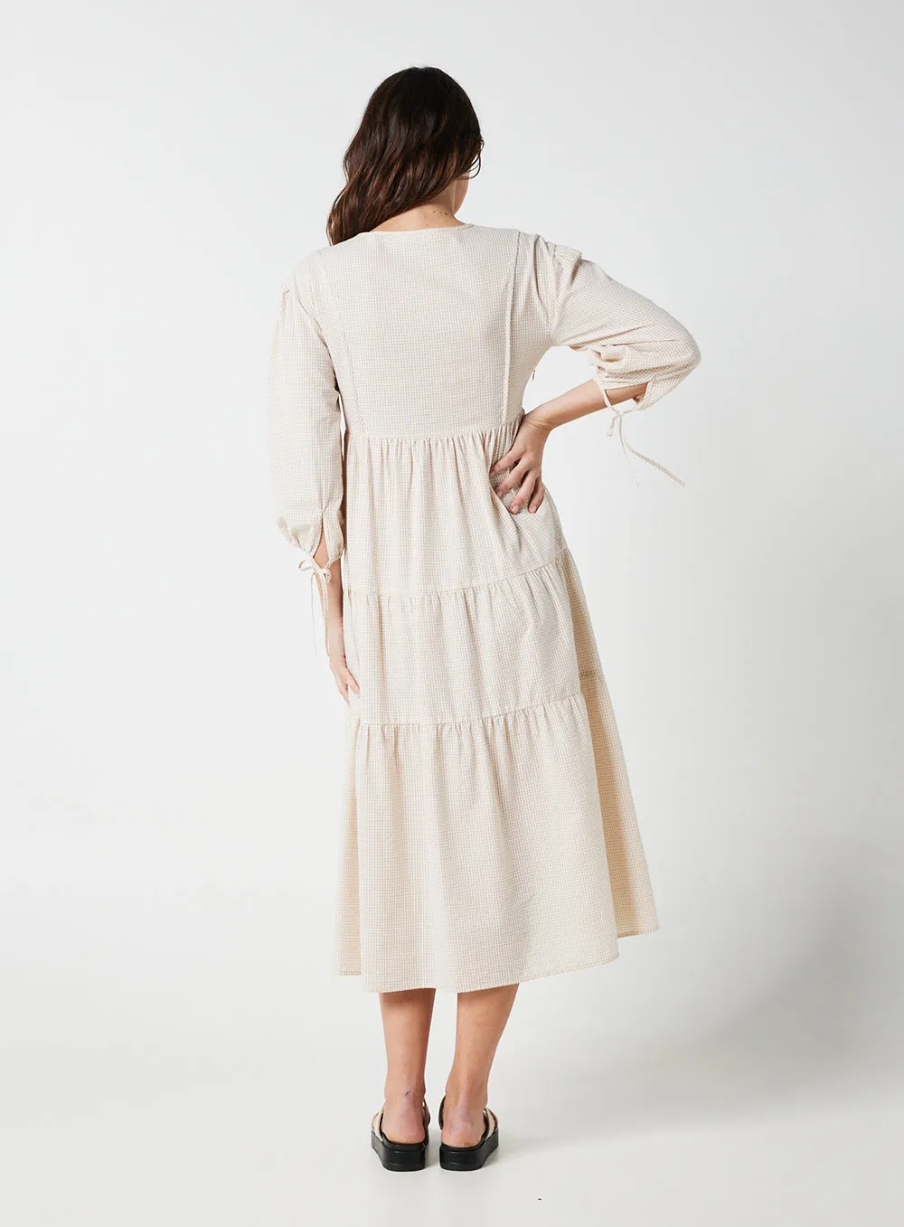 Ivy Dress-BEIGE